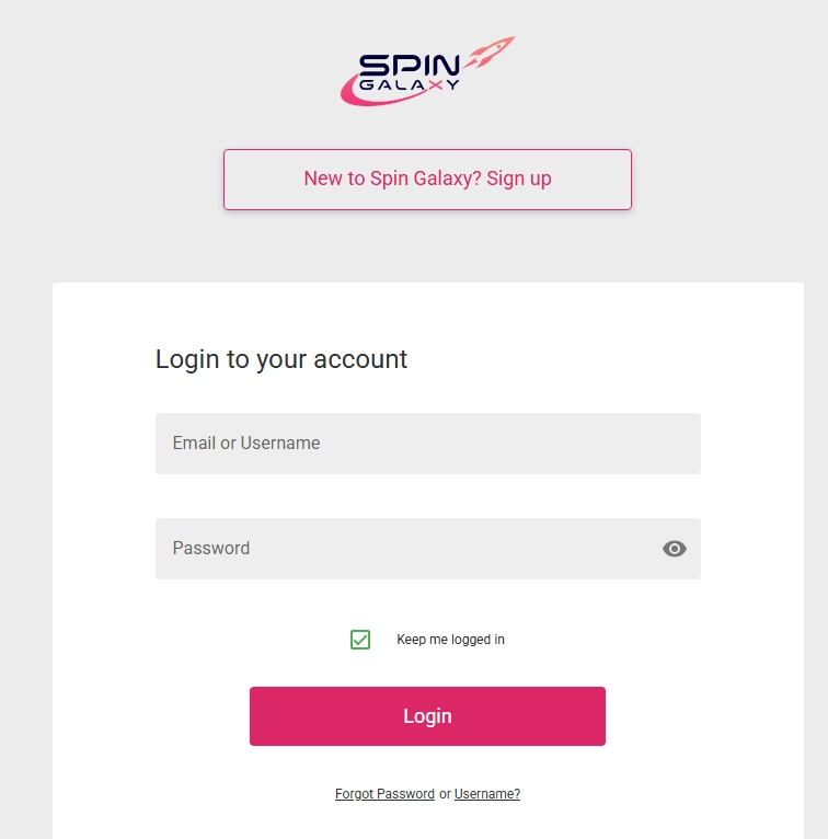 Spingalaxy login